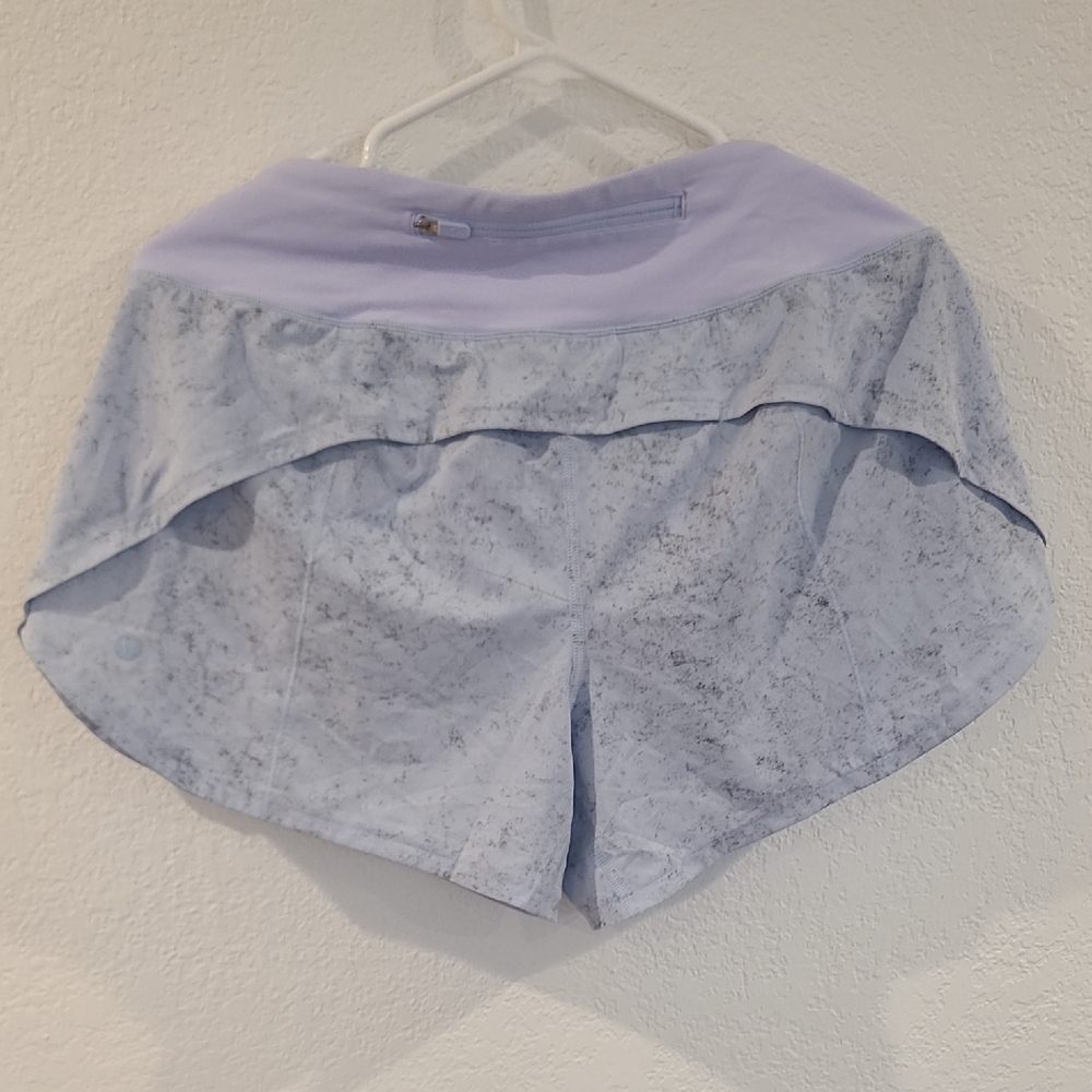 Women's Light Blue and Lavender Shorts